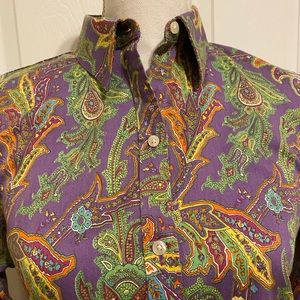Chaps Paisley (Purple) Button Down Shirt